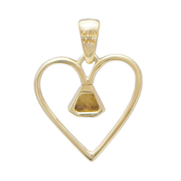Equine14K .5" Pendant - Gold - Image 3