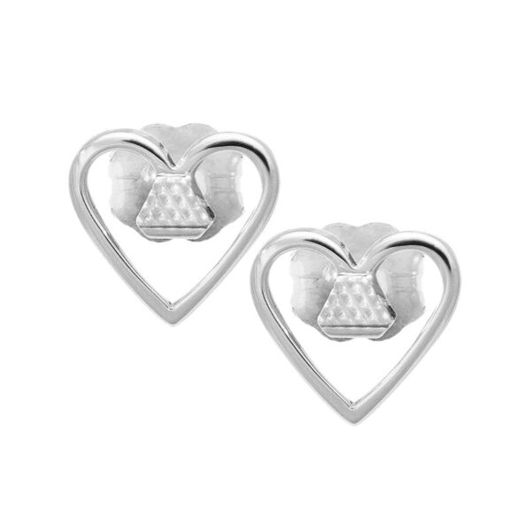 Equine .25" Post Earrings - Silver - Image 3