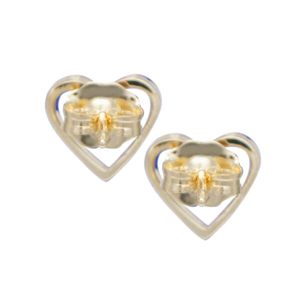 Equine14K .25" Post Earrings - Gold - Image 3