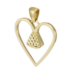 Equine14K .75" Pendant - Gold