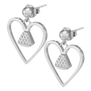 Equine .75" Dangle Earrings - Silver