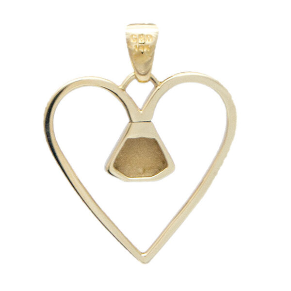 Equine14K .75" Pendant - Gold - Image 3