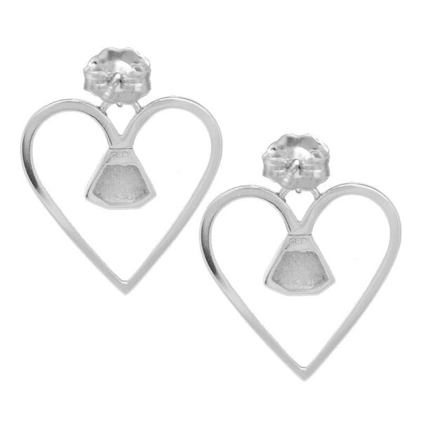 Equine .5" Dangle Earrings - Silver - Image 3