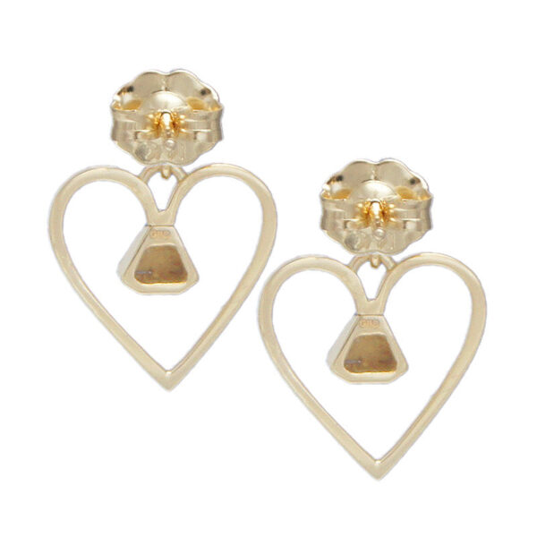 Equine14K .5" Dangle Earrings - Gold - Image 3