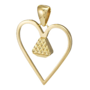 Equine14K 1" Pendant - Gold