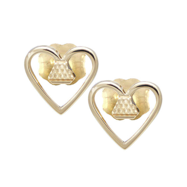 Equine14K .25" Post Earrings - Gold - Image 4