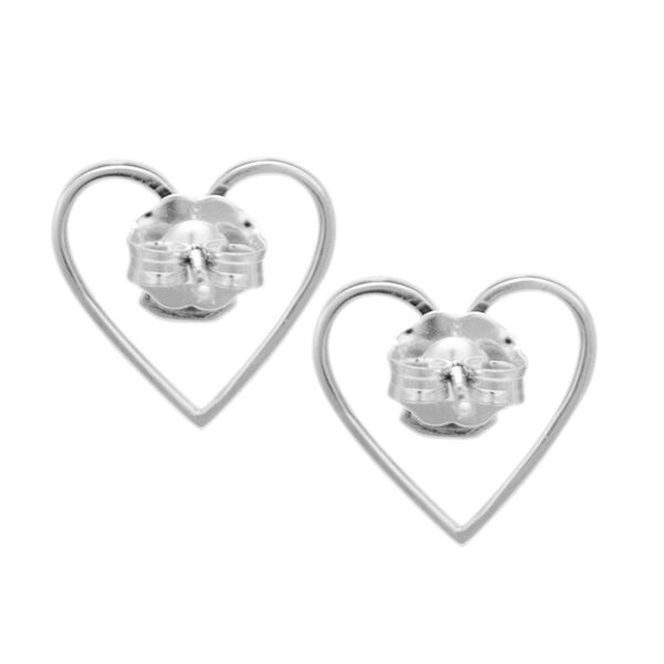 Equine .5" Post Earrings - Silver - Image 3
