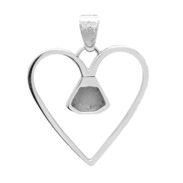Equine .75" Pendant - Silver - Image 4