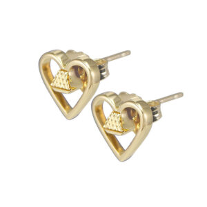 Equine14K .25" Post Earrings - Gold
