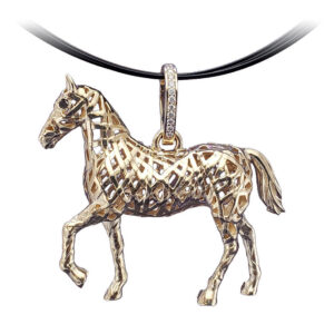 Equine 14K The Ribbon Horse by Guy Beard Designs