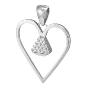Equine 1" Pendant - Silver