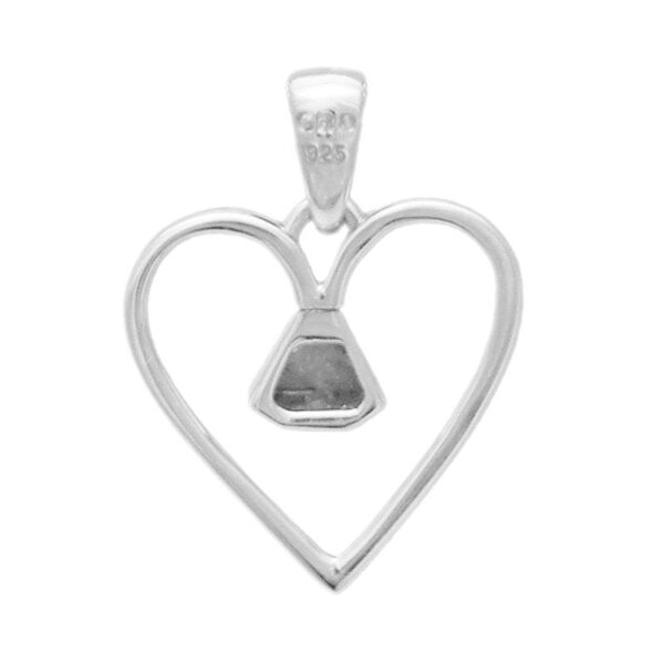 Equine .5" Pendant - Silver - Image 3