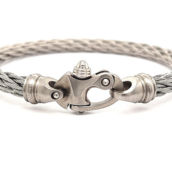 Nouveau Braid® Cable 6.5mm Bracelet with Mariner's Clasp® - Image 4