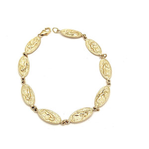 Fairform Flyer 14Ky Gold, 9 Station Bracelet 7.5"