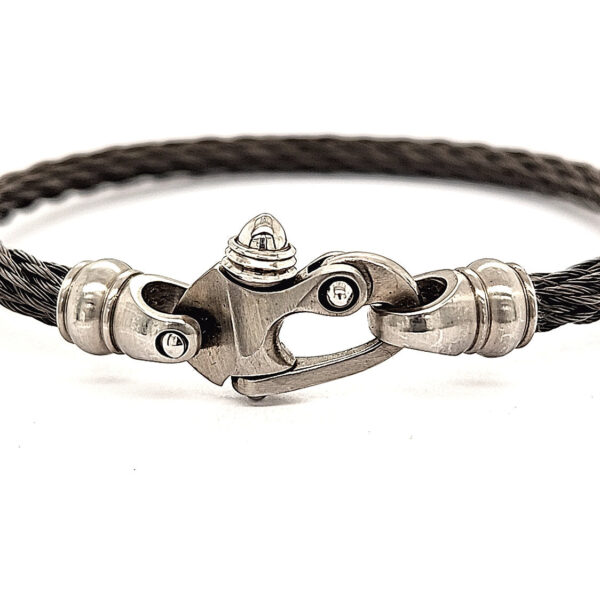 Nouveau Braid® 4.5mm Cable Bracelet with Mariner's Clasp® - Image 3