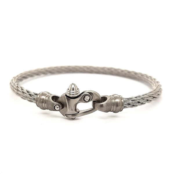 Nouveau Braid® 4.5mm Cable Bracelet with Mariner's Clasp® - Image 2