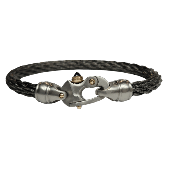 Leather 6mm Threaded Caps w/Stainless Mariner's Clasp® - Image 13