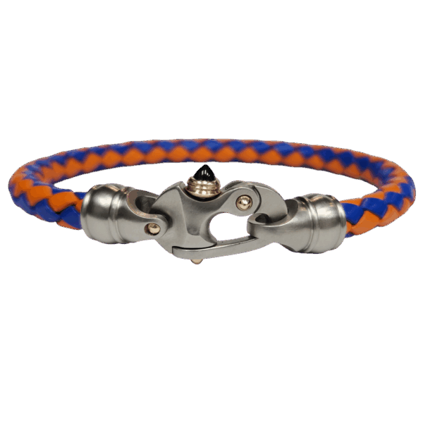 Leather 6mm Threaded Caps w/Stainless Mariner's Clasp® - Image 12