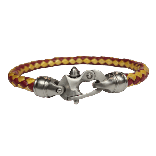 Leather 6mm Threaded Caps w/Stainless Mariner's Clasp® - Image 9