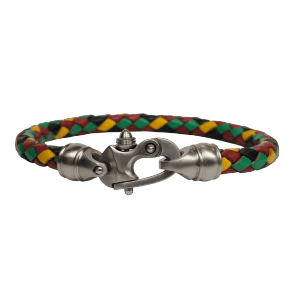 Leather 6mm Threaded Caps w/Stainless Mariner's Clasp® - Image 11