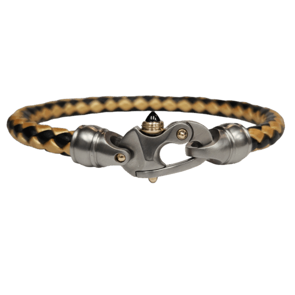 Leather 6mm Threaded Caps w/Stainless Mariner's Clasp® - Image 10