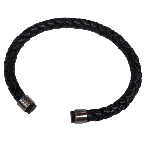 Leather 6mm Threaded Caps No Clasp - Image 4