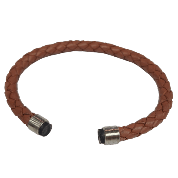 Leather 6mm Threaded Caps No Clasp - Image 6