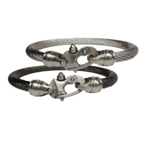 Live Wire 6mm Threaded Caps w/Stainless Mariner's Clasp®