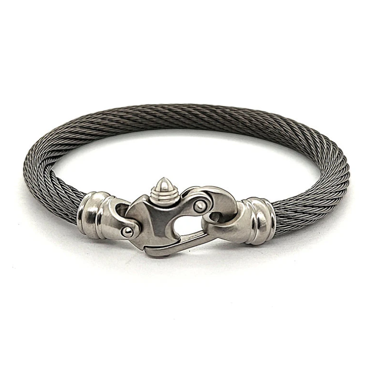 Live Wire 6.5mm Cable Bracelet with Mariner’s Clasp®