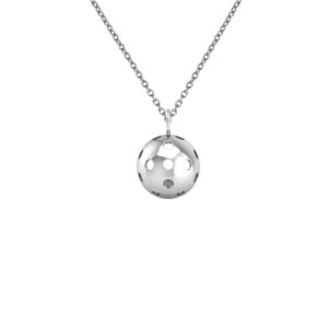 Pickleball Ball Pendant 10mm, Chain Included