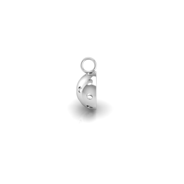 Pickleball Ball Pendant 10mm, Chain Included - Image 5