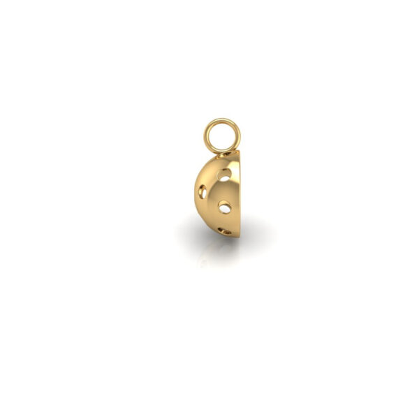 Pickleball Ball Pendant 10mm, Chain Included - Image 6