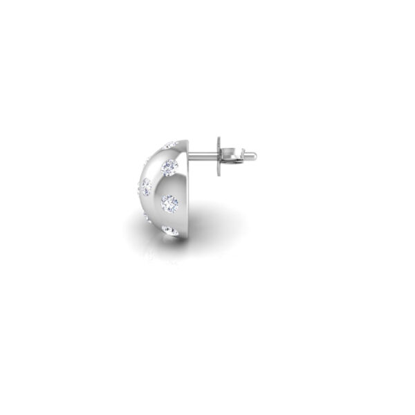 Pickleball Ball Earrings 14kt w/LG Diamonds 1.00CTW or .925 Silver w/CZ, with Posts - Image 7