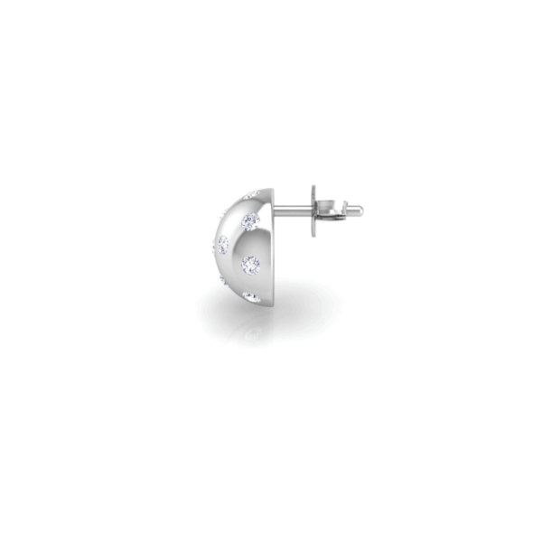 Pickleball Ball Earrings 14kt w/LG Diamonds 0.50CTW or .925 Silver w/CZ, with posts - Image 7