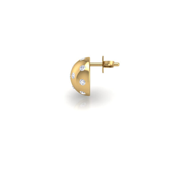 Pickleball Ball Earrings 14kt w/LG Diamonds 0.50CTW or .925 Silver w/CZ, with posts - Image 8