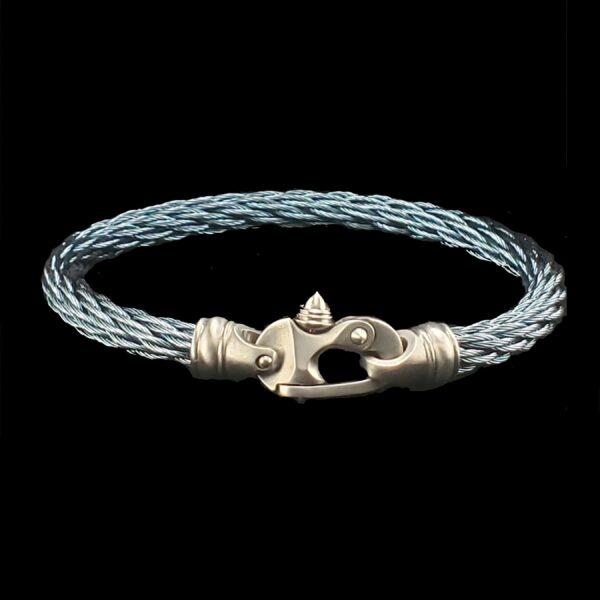 PVD Nouveau Braid® Cable Bracelet with Mariner's Clasp® - Image 9